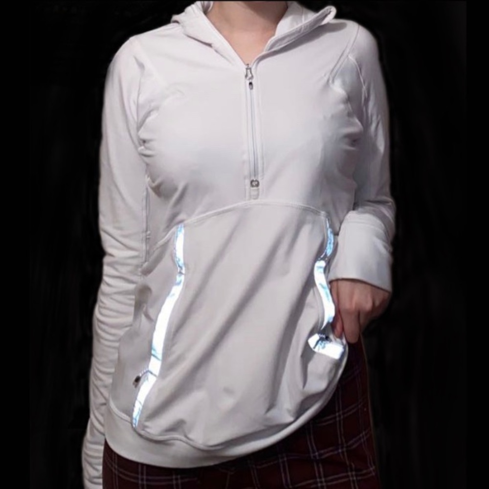 White Lululemon Zip-up Hoodie 🌸